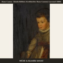 Michu Hans Canon – Kinderbildnis (Großnichte Hans Canons) (Around 1880) Poster, Figüratif Duvar Tablosu
