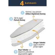 Vaelmont 4 Katmanlı Isıya Dayanıklı Ütü Kılıfı, Uzun Ömürlü ve Güvenli Koruma