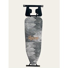 Vaelmont 50X140CM Yanmaz Yüzeyli Ütü Masası Kılıfı, Güvenli ve Koruyucu Ütü Masası ve Aksesuarı