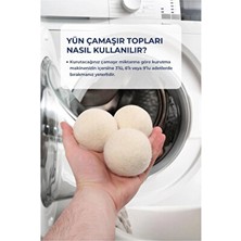 UltraNova Vaelmont Yün Kurutma Topu Seti - Yumuşaklık ve Statik Kontrolü Çamaşır Kurutmalık