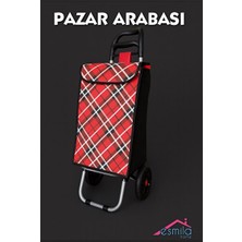 UltraNova Vaelmont Lüx Işık Pazar Arabası, Brandalı ve Şık Tasarım Pazar Arabası & Çantası
