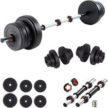 Spor 22  Multifonksiyonel Halter ve Dambıl Seti - Ağırlık Fitness