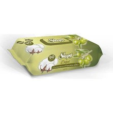 Die Grup Sleepy Doğal Zeytinyağlı Islak Havlu Mendil 90 Yaprak