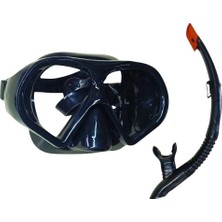 Die Grup Star Diving Dalış Maskesi ve Snorkel Yetişkin - 51713-SİYAH