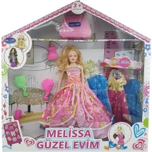 Die Grup Bebek Yedek Elbiseli ve Aksesuarlı - 1115-21 - Açık Pembe