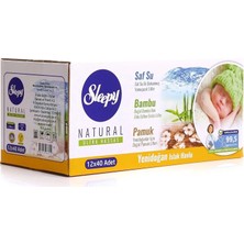 Die Grup Sleepy Natural Yenidoğan Islak Mendil 12X40 480 Yaprak