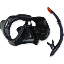 Die Grup Star Diving Dalış Maskesi ve Snorkel Yetişkin - 51714-SİYAH