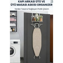 Vaelmont Portatif Kapı Arkası Ütü ve Masası Organizeri, Ev Düzeni Için Ideal Ütü Masası ve Aksesuarı
