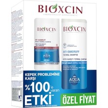 Bioxcin Aquathermal Kepek Karşıtı Termal Şampuan 300 ml + Yoğun Kepek Karşıtı Termal Şampuan 200 ml