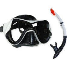 Die Grup Star Diving Dalış Maskesi ve Snorkel Yetişkin - 51714-BEYAZ