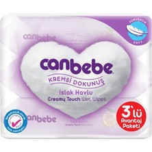 Die Grup Canbebe Islak Havlu Mendil 3'lü