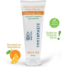Die Grup Babyton Organik Diş Macunu Portakal ve Mandalina Aromalı 50GR