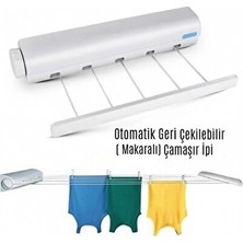 Orvessa Yeni Nesil 4 Ipli Portatif Çamaşır Askısı, Kolay Kullanım Çamaşır Kurutmalık