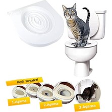 Aesco Kedi Tuvalet Eğitim Seti Kedi Klozet Aparatı - AL3229