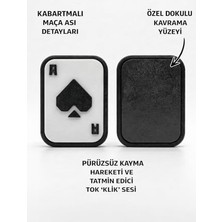 Aesco Steradesign Maça Ası Mıknatıslı Fidget Slider Stres Oyuncağı - Odaklanma ve Rahatlama Clicker