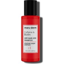 Aesco Seyahat Boy - Maruderm Saç Dökülme Karşıtı Sülfatsız Şampuan 100 ml | Sülfatsız, Tuzsuz, Vegan