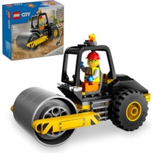 Aesco LEGO City Yol Silindiri 60401 – 5 Yaş ve Üzeri Kız ve Erkek Çocuklar Için Doğum Günü Hediyesi Fikri, Kürekli ve Baretli Inşaat Işçisi Minifigürü Içeren Yaratıcı Oyuncak Yapım Seti (78 Parça)