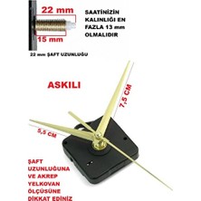 Orvessa Sessiz Çalışı Saat Mekanizması Duvar Saati