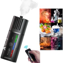 Aesco Smoke K Sis Makinesi, 30 W, Uzaktan Kumandalı, Taşınabilir El Sis Makinesi, Fotoğrafçılık, Gece Kulübü, Düğün, Parti, Dj, Cadılar Bayramı Için (Siyah)