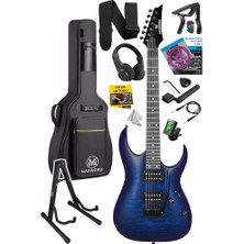 Aesco Grade-St Blue Rosewood Klavye Hh Yüksek Kaliteli Elektro Gitar