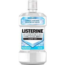 Aesco Listerine Advanced White Hafif Tat Ağız Bakım Suyu 500 ml