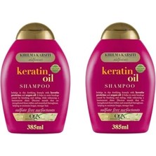 Aesco Ogx Keratin Yağı Içeren Şampuan, 385 Ml, 2'li Paket