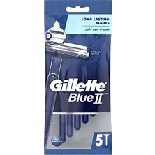 Aesco Gillette Blue2 Kullan At Tıraş Bıçağı 5 Adet