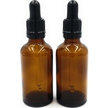 Aesco Iki 50 ml Kahverengi Camlı-Şişe Ile, Damla Pipetten
