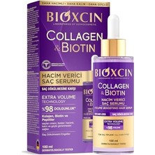 Aesco Bioxcin Collagen & Biotin Saç Serumu 100 ml – Saç Dökülmesine Karşı, Hacimlendirici, Hidrolize Kolajen, Biotin ve Biocomplex B11 Içerikli