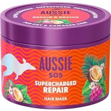 Aesco Aussie Sos 1 Dakikada Kuru ve Yıpranmış Saçları Kurtaran Saç Maskesi 500ML