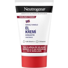 Aesco Neutrogena Norveç Formülü Konsantre Parfümsüz El Kremi 50 ml (Kuru ve Çatlamış Eller Için)