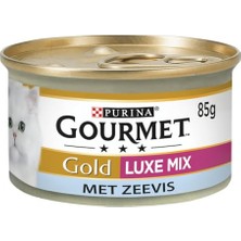 Aesco Gold Çifte Lezzet Okyanus Balığı&sebzeli Yaş Kedi Sı, 85 G