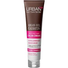 Aesco Urban Care Argan Yağı & Keratin Kolay Kırılan Saçlara Özel Durulanmayan Bakım Kremi 150 Ml- Vegan