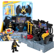 Aesco Fisher-Price Imaginext Dc Super Friends™ Bat Komuta Merkezi Imaginext Dc Super Friends Bat Komuta Merkezi, Işıklı Oyun Seti ve Batman Figürü JFD93