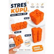 Aesco Infinity Cube Sonsuz Küp Stres Küpü Hareketli Küp, Anti Stres Oyuncak Katlanabilir Zihin Oyuncağı