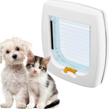 Aesco Swıng 1 Kedi-Köpek Kapısı, Beyaz, 14,8X14,5, Standard