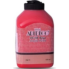 Aesco Akrilik Boya, 500ML, Kırmızı 3016