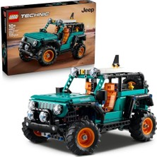 Aesco LEGO Technic Jeep Wrangler Rubicon Suv 42227 | 10 Yaş ve Üzeri Çocuklar Için Oyuncak Lastik Ördek Içeren Oyuncak Yapım Seti, Hediye Fikri (723 Parça)
