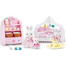 Aesco Bay Dreamy Mışnış Tavşan Bebek Odası Bakım Oyun Seti Pembe
