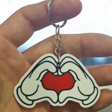 Alaswan Mickey Love Sevimli Figür Karakter Anahtarlık
