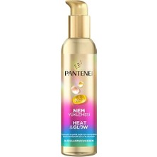 Aesco Pantene Nem Yüklemesi Heat & Glow Durulanmayan Krem 135 ml