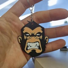 Alaswan Kızgın Ama Sempatik Gorilla Figür Karakter Anahtarlık