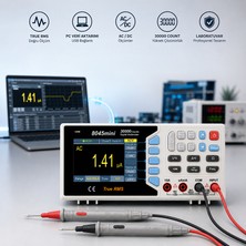 Sevgift Masaüstü True Rms Dijital Multimetre | 30000 Count | Pc Bağlantılı | Laboratuvar Tipi | VC8045