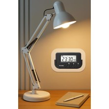 Aesco 2li Set Masa Lambası + Kronometreli Pomodoro Ders Çalışma Masa Lambası (Beyaz 811)          [enerji Sınıfı A]