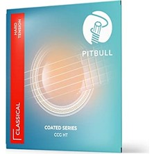 Aesco Pitbull Klasik Gitar Teli Coated Seri Hard Tansiyon Set Ccg Ht