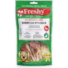 Aesco Rabbit Ear Whit Duck Ördek Eti Kaplı Tavşan Kulağı 100 gr 8'li