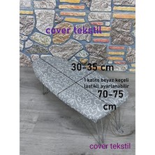 Orvessa Beyaz Keçe Ütü Masası Kılıfı, Koruyucu ve Esnek Tasarım Ütü Masası ve Aksesuarı