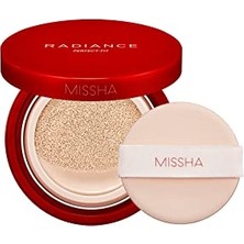 Aesco Mıssha 48 Saat Kalıcı Saten Fondöten 15ML SPF50+ Radiance Perfect Fit Cushion Foundation No.21/fair