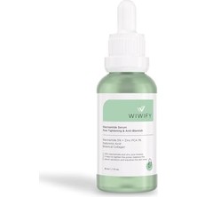 Aesco Wıwıfy Gözenek Sıkılaştırıcı Anti Akne Ton Eşitleyici Botanikal Kolajen Serum (Niacinamide 5%+Zınc Pca 1%) Nıacınamıde Serum