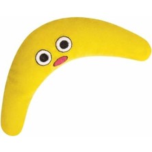 Aesco Petstages Green Magic Boomerang Buddy Kedi Oyuncağı, Bumerang Şekilli, Catnip'li, Yumuşak Peluş, Sarı, Çiğneme Oyuncağı